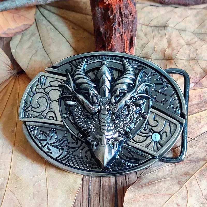 Stornfield | Metal Oval Cowboys Belt Buckle