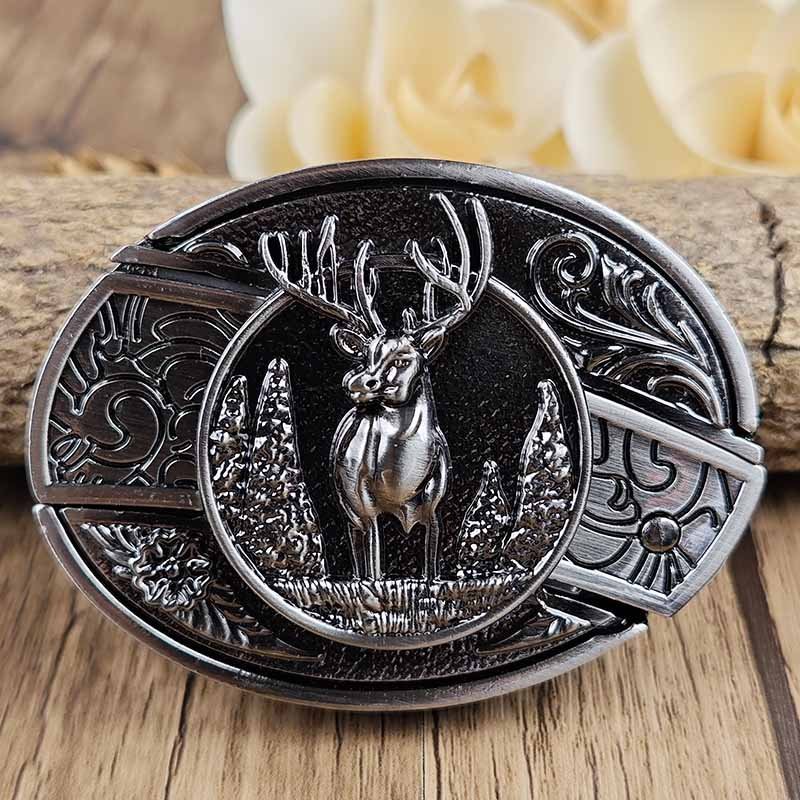 Stornfield | Metal Oval Cowboys Belt Buckle