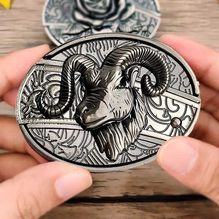 Stornfield | Metal Oval Cowboys Belt Buckle