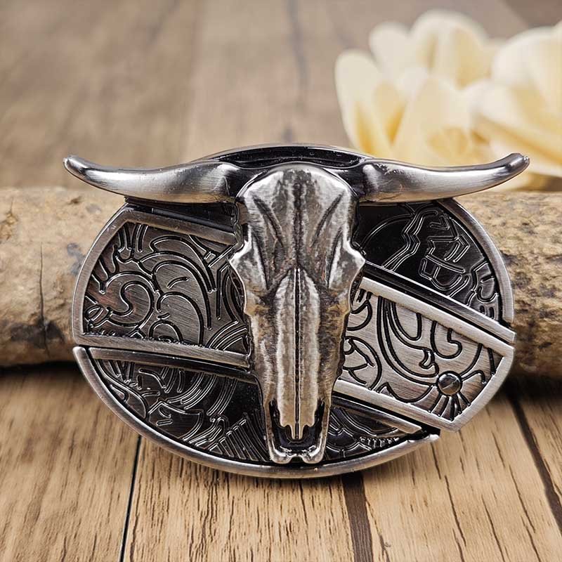 Stornfield | Metal Oval Cowboys Belt Buckle