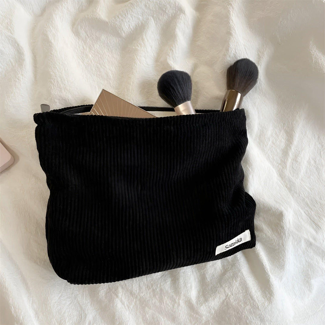 CorduroyGlam Bag - Cord Spacious Organizer Bag for Cosmetics | Stornfield