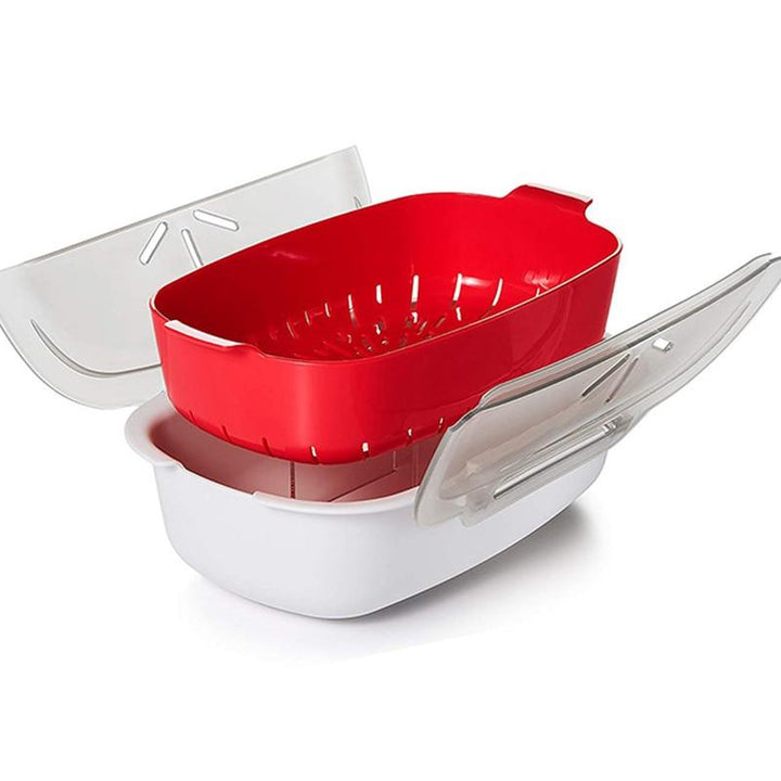 Microwave Oven Steamer Basket, Microwave Steamer, Microwave Vegetable Steamer | Stornfield