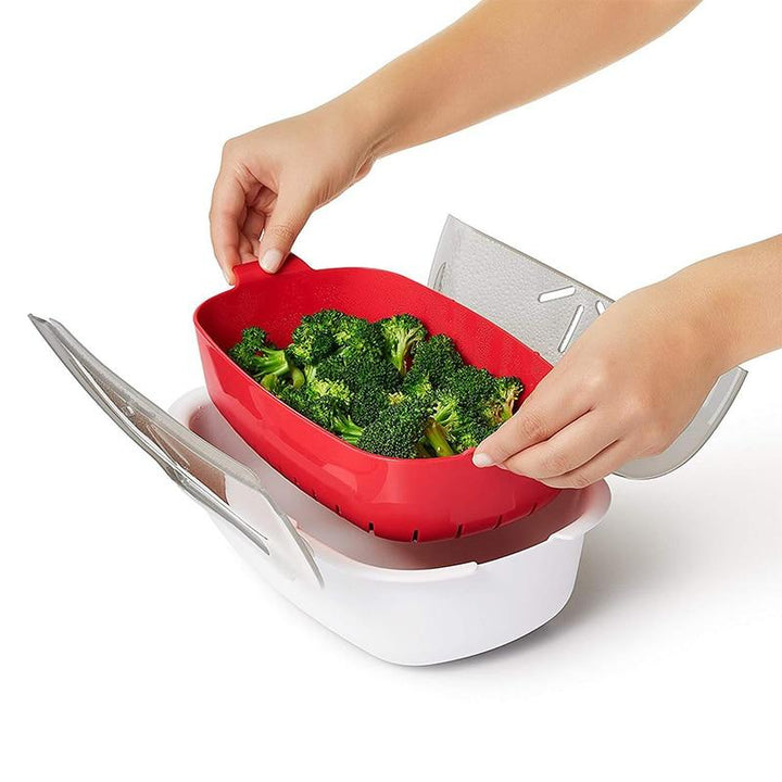 Microwave Oven Steamer Basket, Microwave Steamer, Microwave Vegetable Steamer | Stornfield