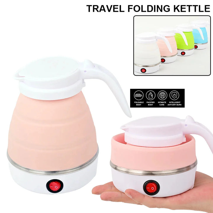 Mini Foldable Electric Kettle Travel Water Boiler Silicone Compression | Stornfield