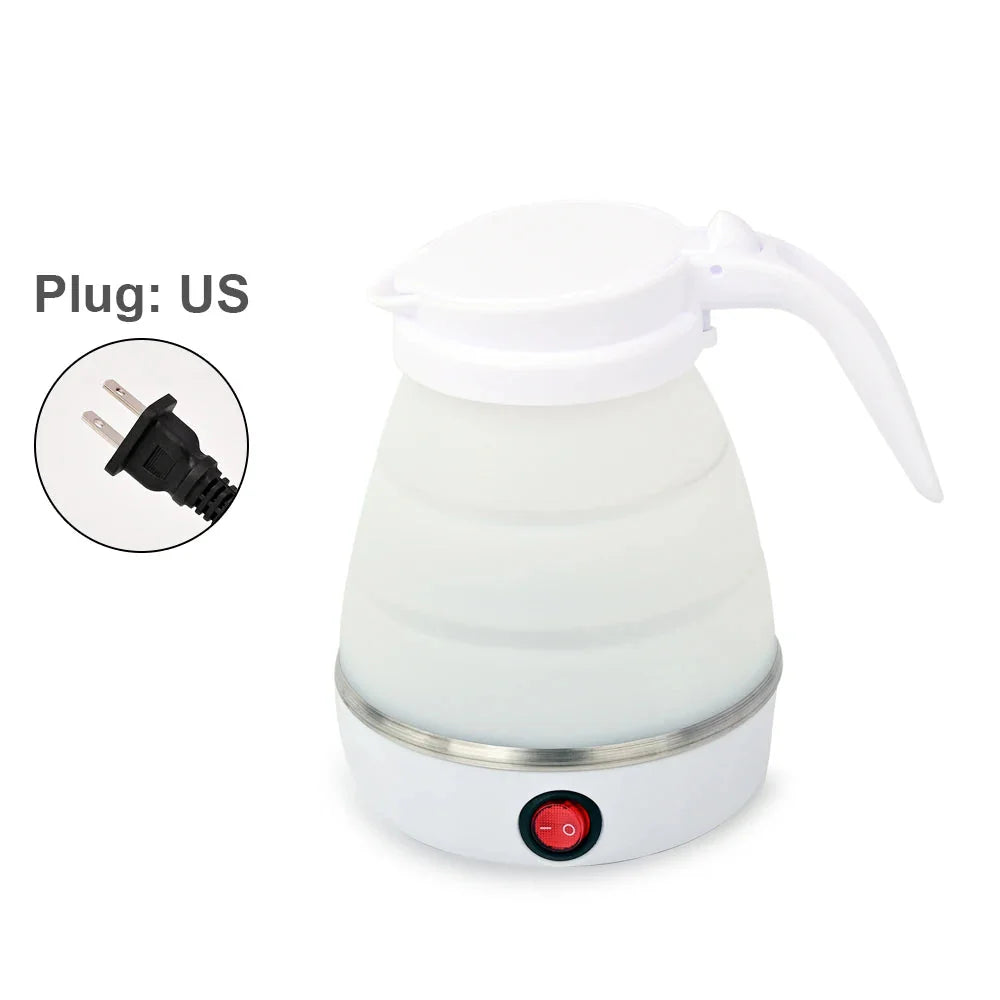 Mini Foldable Electric Kettle Travel Water Boiler Silicone Compression | Stornfield