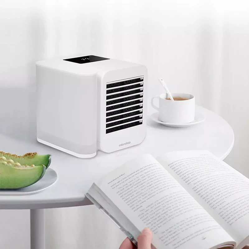 MicroCool Mini Air Conditioner Portable Evaporative Swamp Cooler with 1000ml Water Tank | Stornfield
