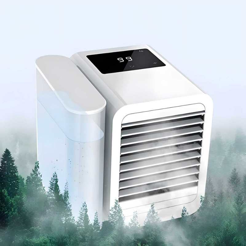 MicroCool Mini Air Conditioner Portable Evaporative Swamp Cooler with 1000ml Water Tank | Stornfield