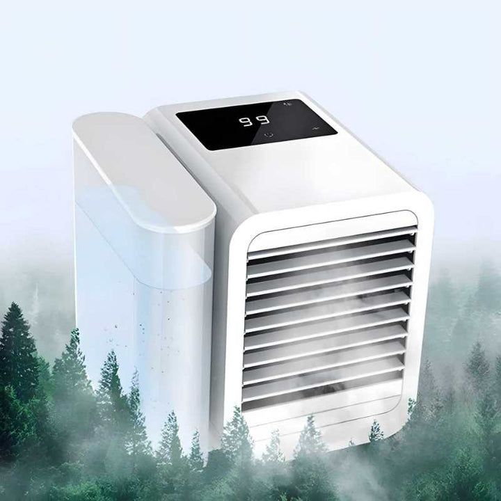 MicroCool Mini Air Conditioner Portable Evaporative Swamp Cooler with 1000ml Water Tank | Stornfield