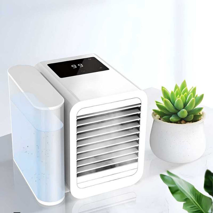 MicroCool Mini Air Conditioner Portable Evaporative Swamp Cooler with 1000ml Water Tank | Stornfield