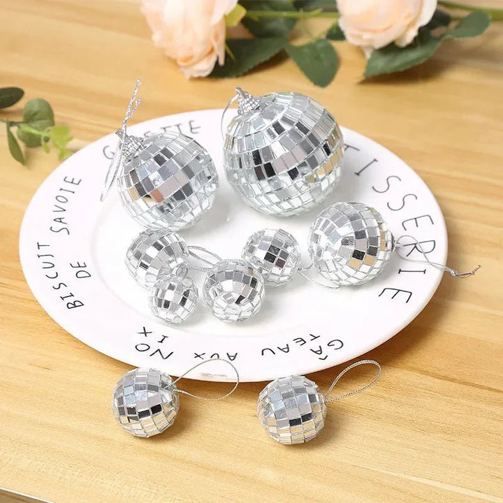 Mini Rotating Mirrored Glass Disco Balls for Parties | Stornfield