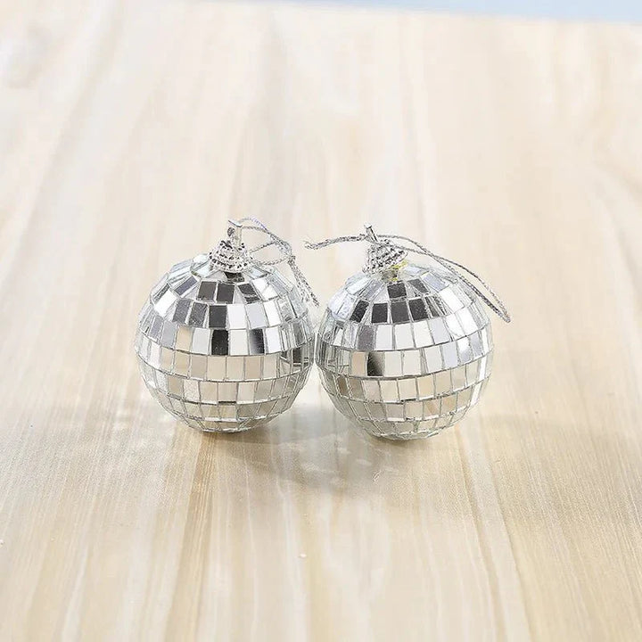 Mini Rotating Mirrored Glass Disco Balls for Parties | Stornfield