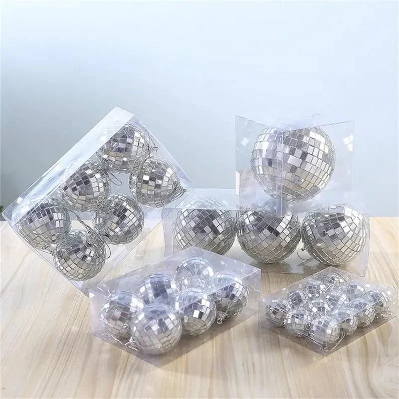 Mini Rotating Mirrored Glass Disco Balls for Parties | Stornfield