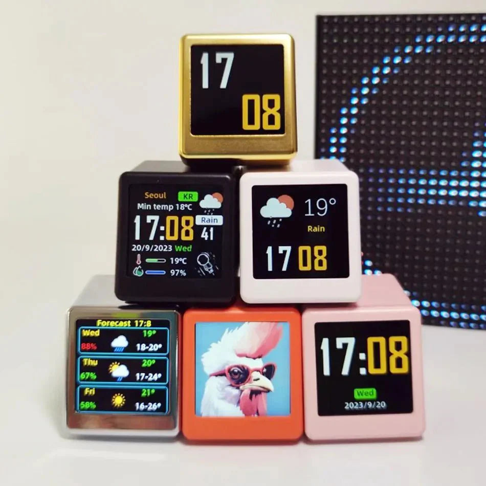 Mini Smart WIFI Multi Function Clock in Stylish Plastic | Stornfield