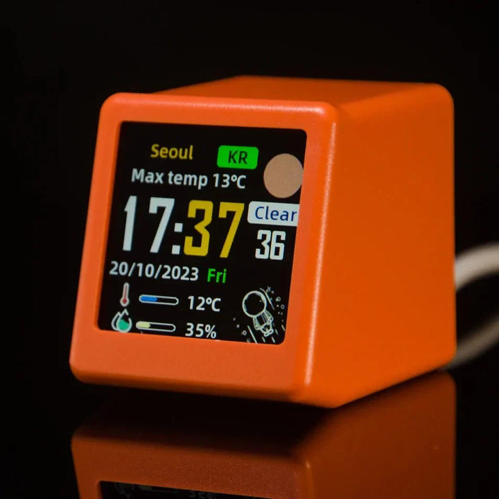 Mini Smart WIFI Multi Function Clock in Stylish Plastic | Stornfield