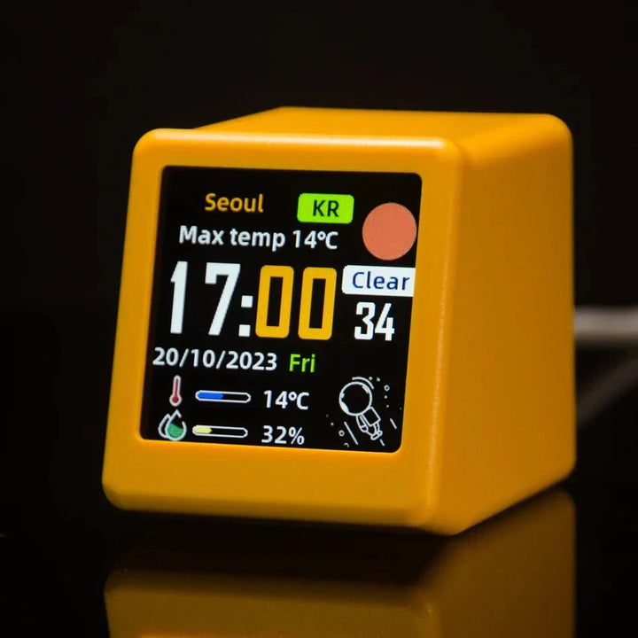 Mini Smart WIFI Multi Function Clock in Stylish Plastic | Stornfield