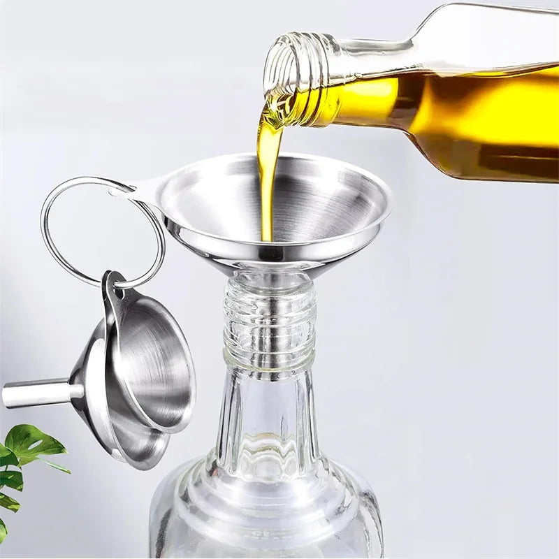 Mini Stainless Steel Kitchen Funnels Essential Oil Filling Funnel Set | Stornfield