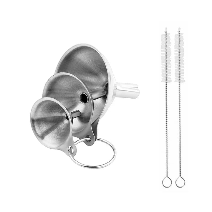 Mini Stainless Steel Kitchen Funnels Essential Oil Filling Funnel Set | Stornfield