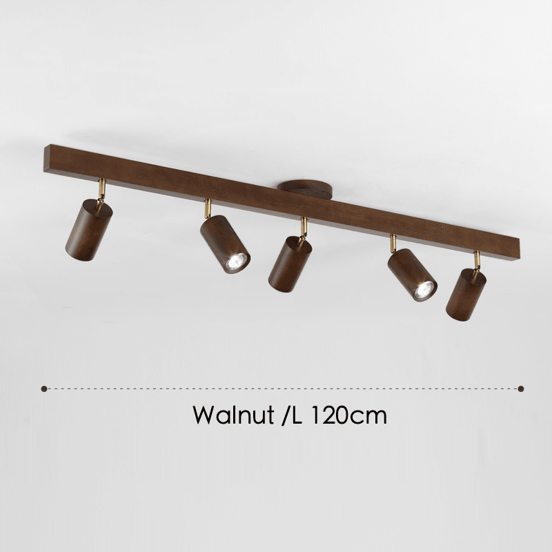 Wooden Ceiling Lamp Adjustable with Warm Light and Minimalist Design | Stornfield