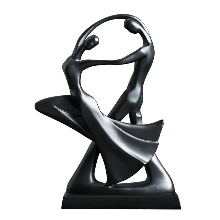 Modern Abstract Dancers Ornament - Resin Home Decor Accent | Stornfield
