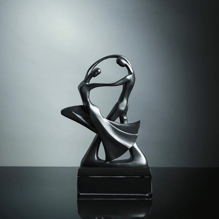 Modern Abstract Dancers Ornament - Resin Home Decor Accent | Stornfield