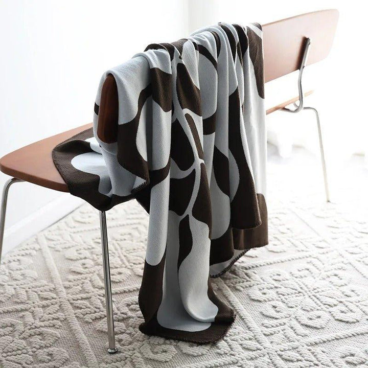 Stornfield | Modern Abstract Bohemian Style Blanket – Nordic Style Blanket, Bed Throw, Bedspread