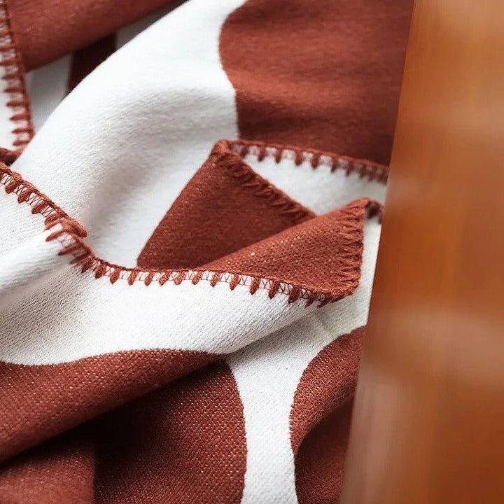 Stornfield | Modern Abstract Bohemian Style Blanket – Nordic Style Blanket, Bed Throw, Bedspread