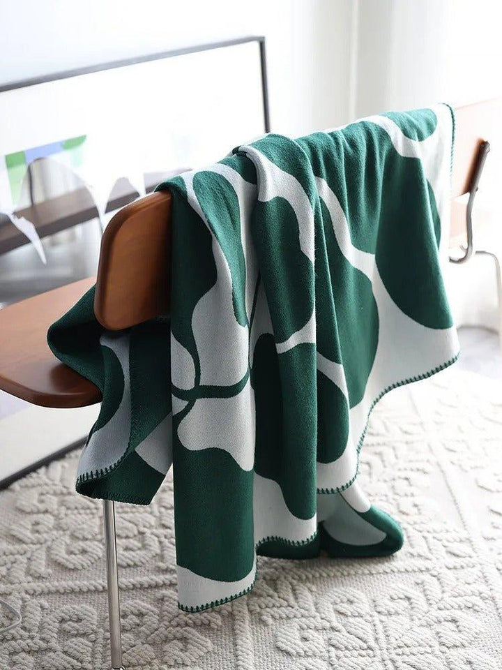 Stornfield | Modern Abstract Bohemian Style Blanket – Nordic Style Blanket, Bed Throw, Bedspread