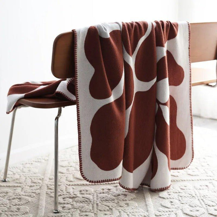 Stornfield | Modern Abstract Bohemian Style Blanket – Nordic Style Blanket, Bed Throw, Bedspread