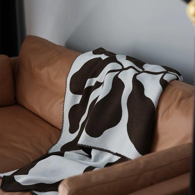 Stornfield | Modern Abstract Bohemian Style Blanket – Nordic Style Blanket, Bed Throw, Bedspread
