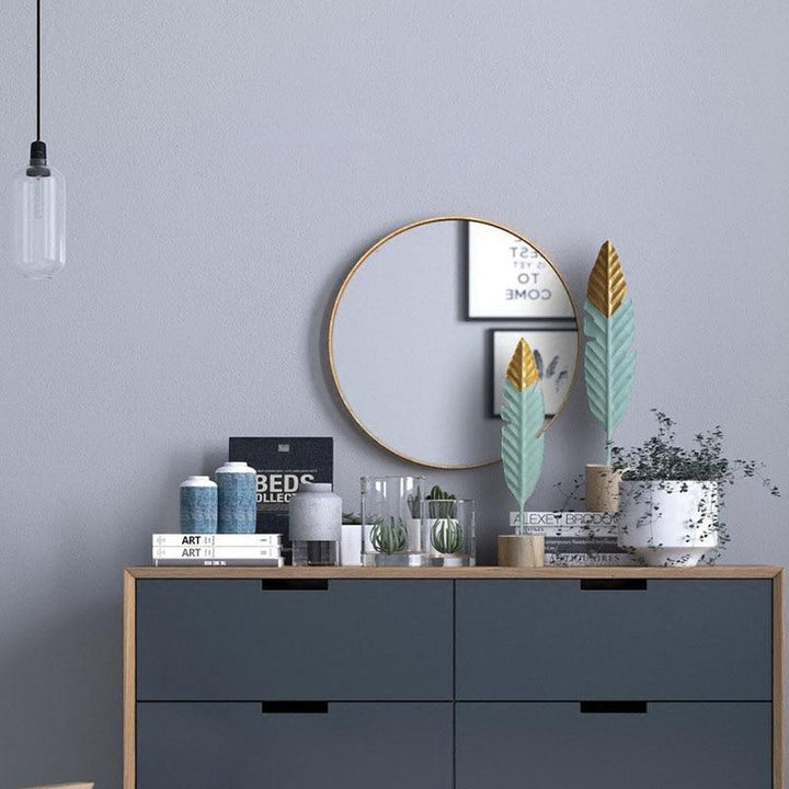 Modern Feather Wooden Simple Miniature Decoration | Stornfield