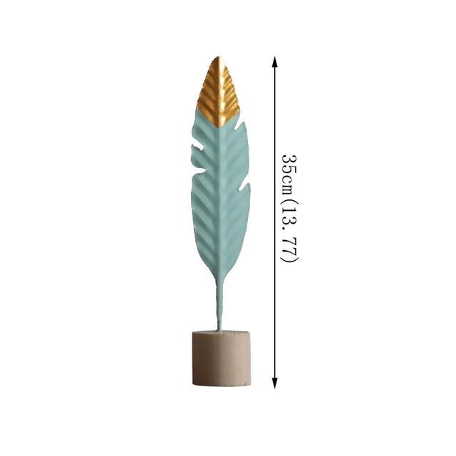 Modern Feather Wooden Simple Miniature Decoration | Stornfield