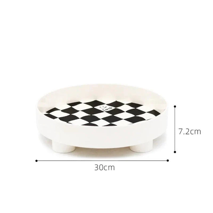 Stornfield | Monochromatic Checkered Storage Tray