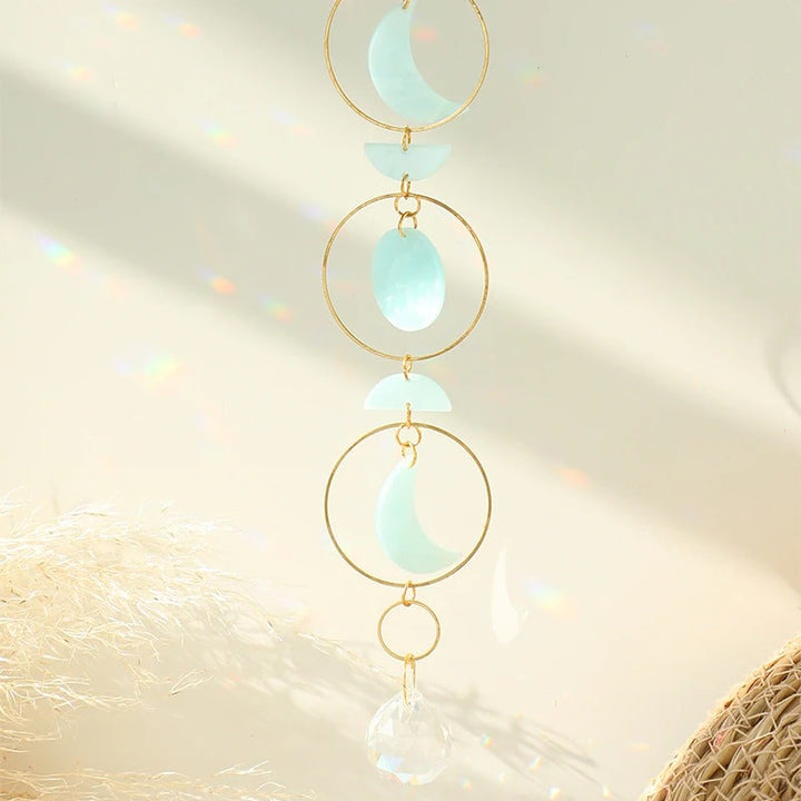 Stornfield | Mother of Pearl Moon Phase Suncatcher