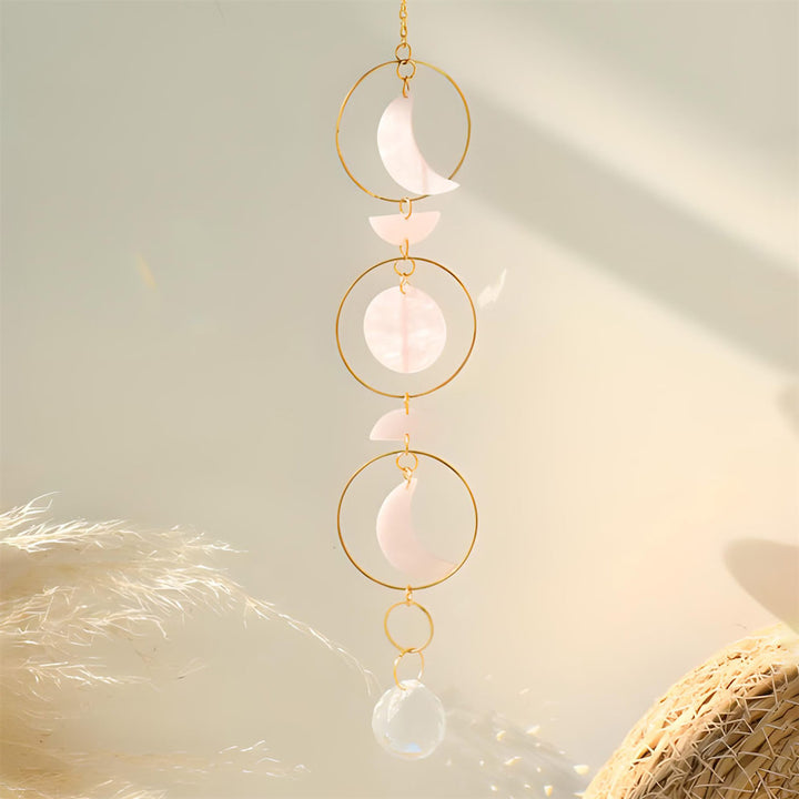 Stornfield | Mother of Pearl Moon Phase Suncatcher