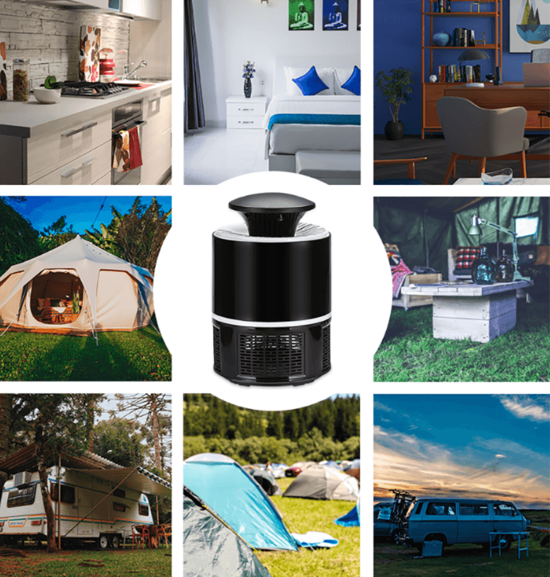 Stornfield | Ultra LED Mosquito Killer Lamp – Silent Insect Trap with UV Light & USB Charging for Indoor Use