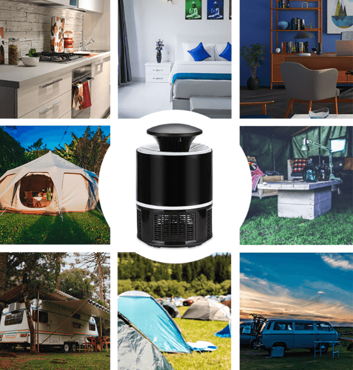 Stornfield | Ultra LED Mosquito Killer Lamp – Silent Insect Trap with UV Light & USB Charging for Indoor Use