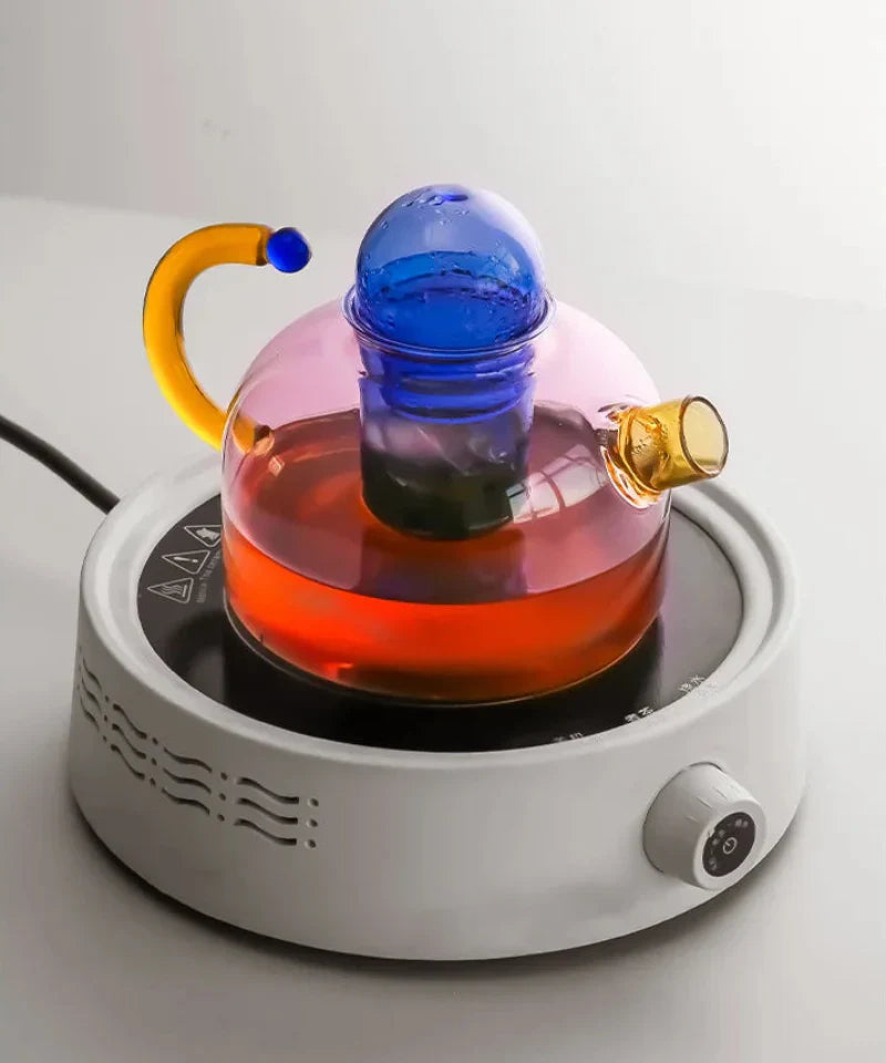 Stornfield | Color Bloom Glass Teapot & Cup Set