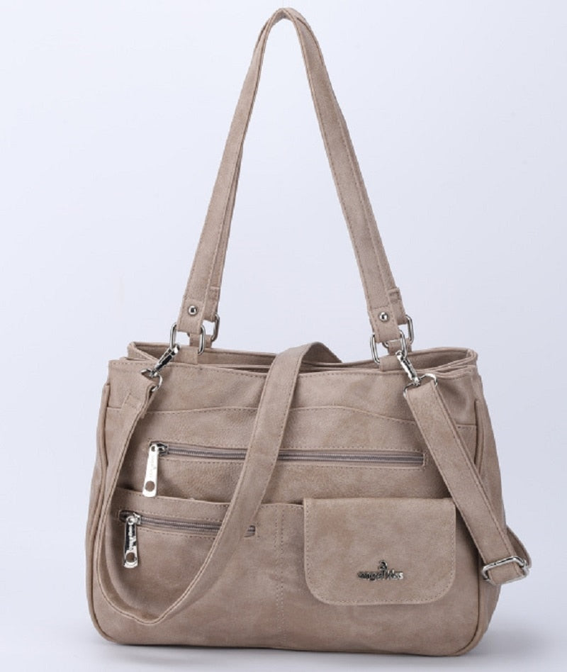 Multi-Compartment Women’s Shoulder and Crossbody Handbag – FlexiCarry | Stornfield