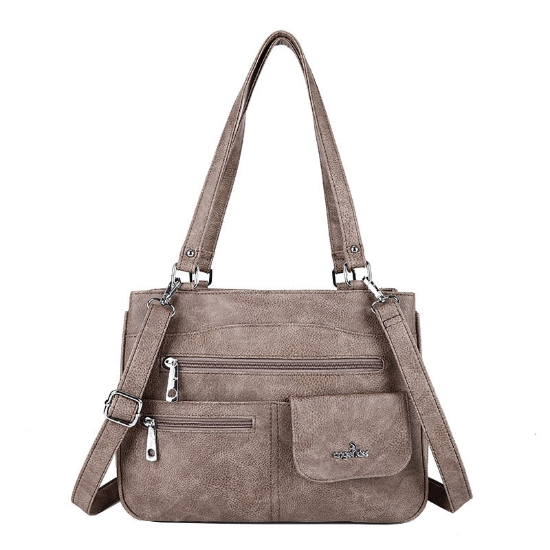 Multi-Compartment Women’s Shoulder and Crossbody Handbag – FlexiCarry | Stornfield