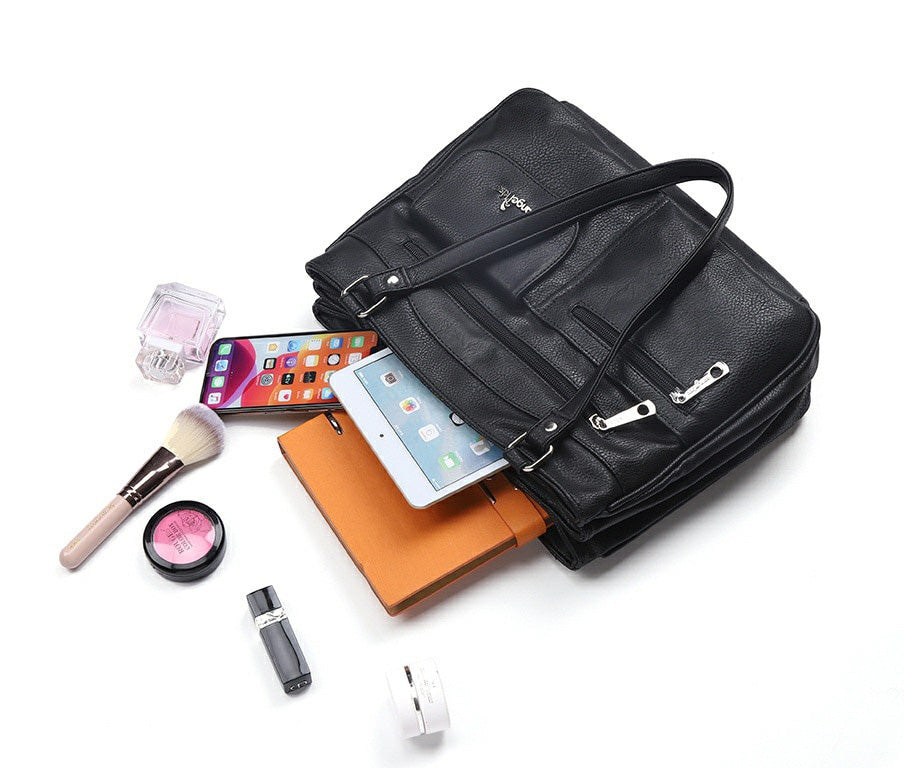 Multi-Compartment Women’s Shoulder and Crossbody Handbag – FlexiCarry | Stornfield