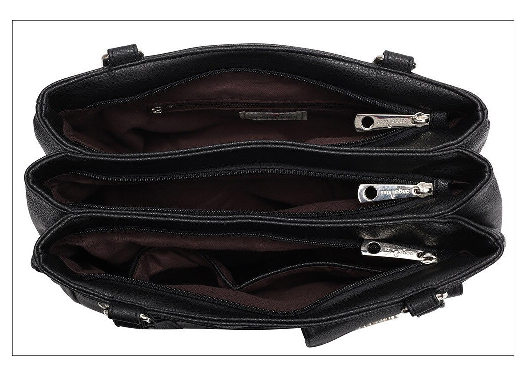 Multi-Compartment Women’s Shoulder and Crossbody Handbag – FlexiCarry | Stornfield