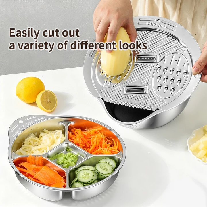 Multi-Function Stainless Steel Strainer Bowl and Draining Colander | Stornfield
