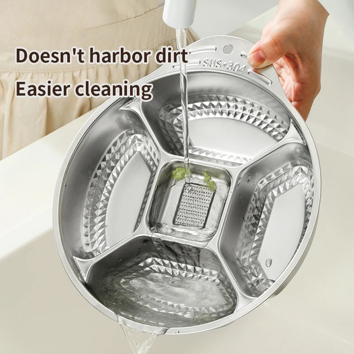 Multi-Function Stainless Steel Strainer Bowl and Draining Colander | Stornfield