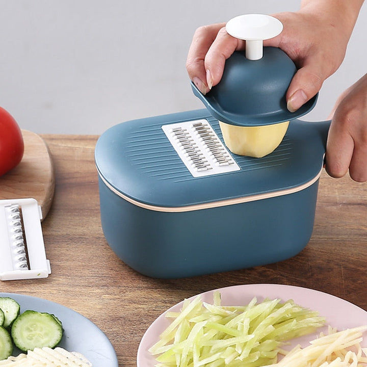 Multifunction Mandoline Slicer Cutter Grater Shredders with Strainer | Stornfield