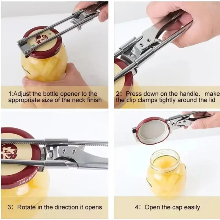 Manual Multifunction Stainless Steel Bottle Opener Kitchen Tool | Stornfield