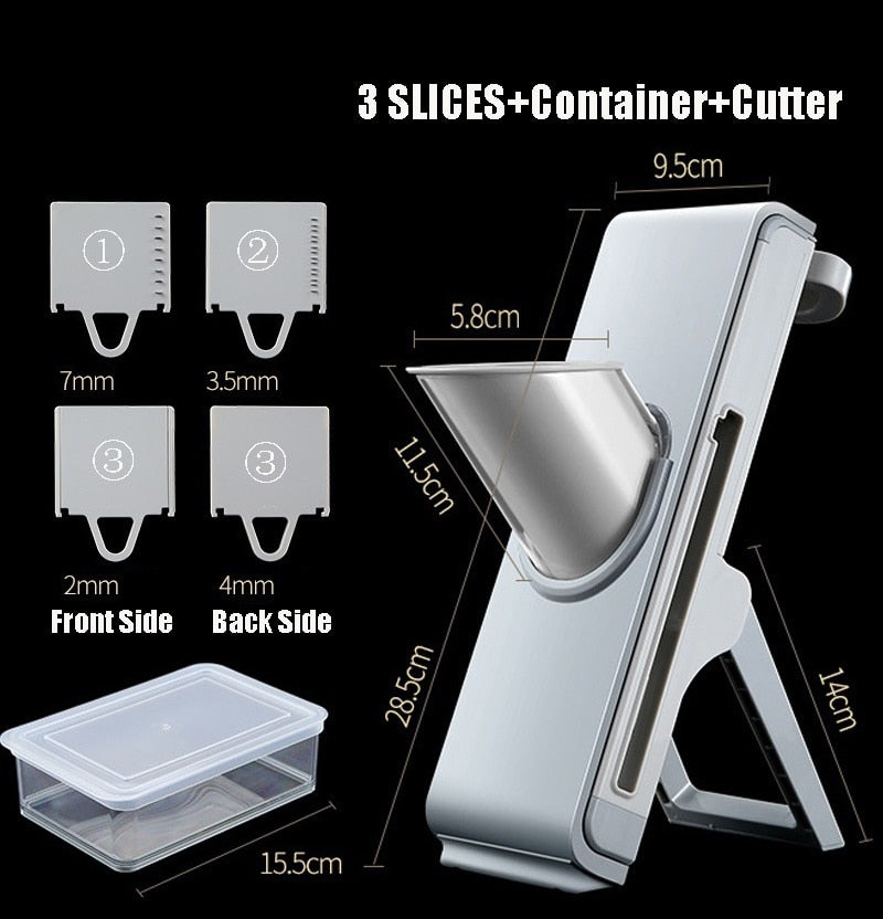 Multifunction Vegetable Cutter Meat Potato Slicer Carrot Grater | Stornfield