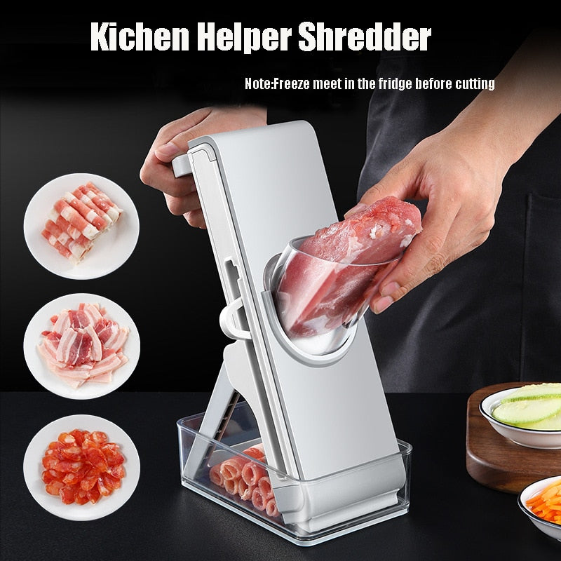 Multifunction Vegetable Cutter Meat Potato Slicer Carrot Grater | Stornfield