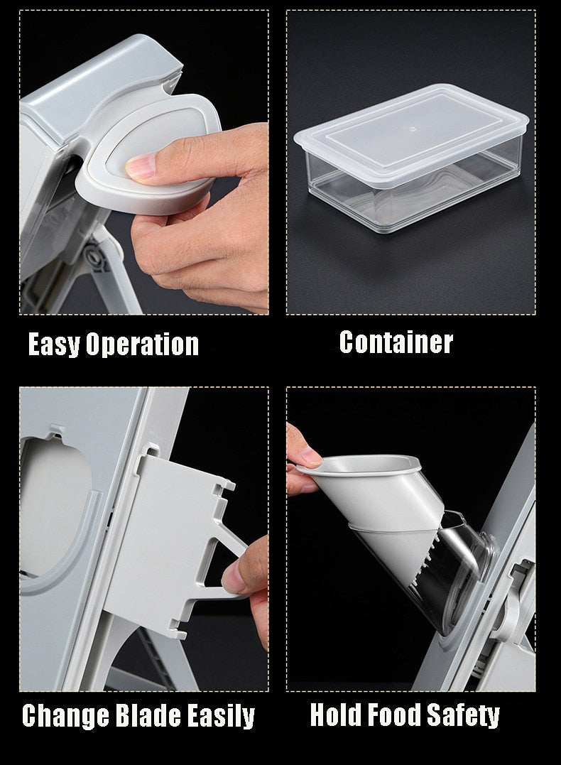Multifunction Vegetable Cutter Meat Potato Slicer Carrot Grater | Stornfield