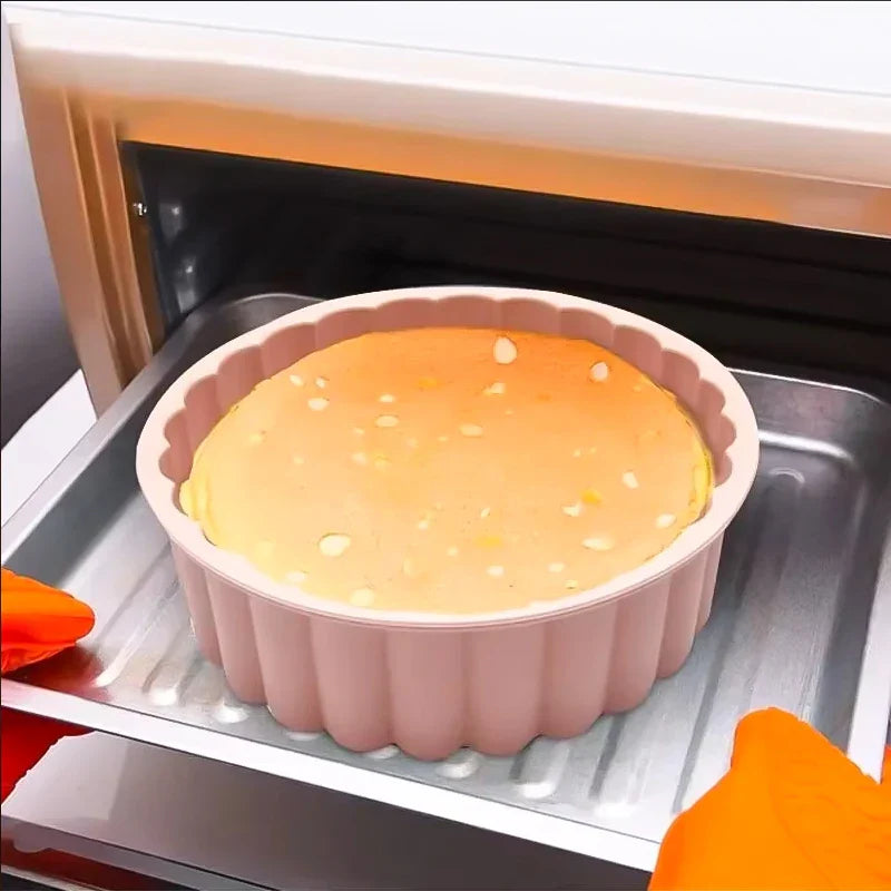 Round Non-stick Reusable Multifunctional Silicone Cake Mold | Stornfield