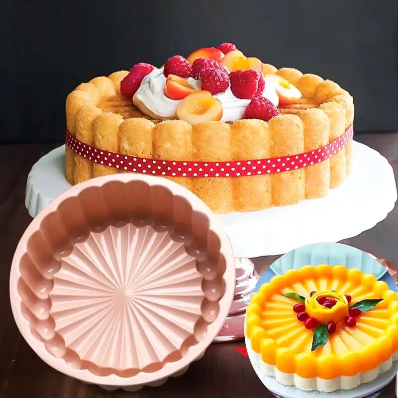 Round Non-stick Reusable Multifunctional Silicone Cake Mold | Stornfield